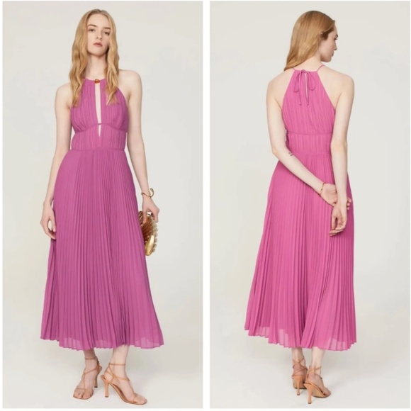 Jonathan Simkhai Dresses & Skirts - SIMKHAI Carli Midi Dress - Pink